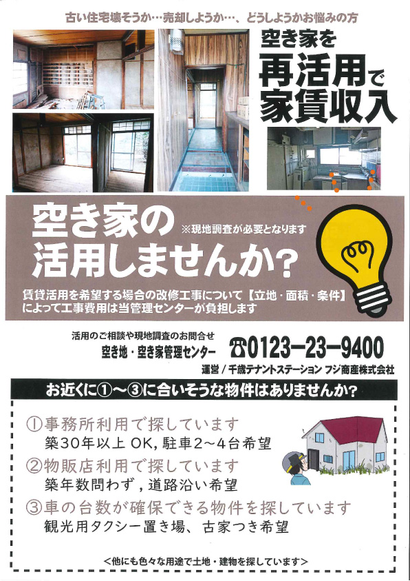 空き家活用